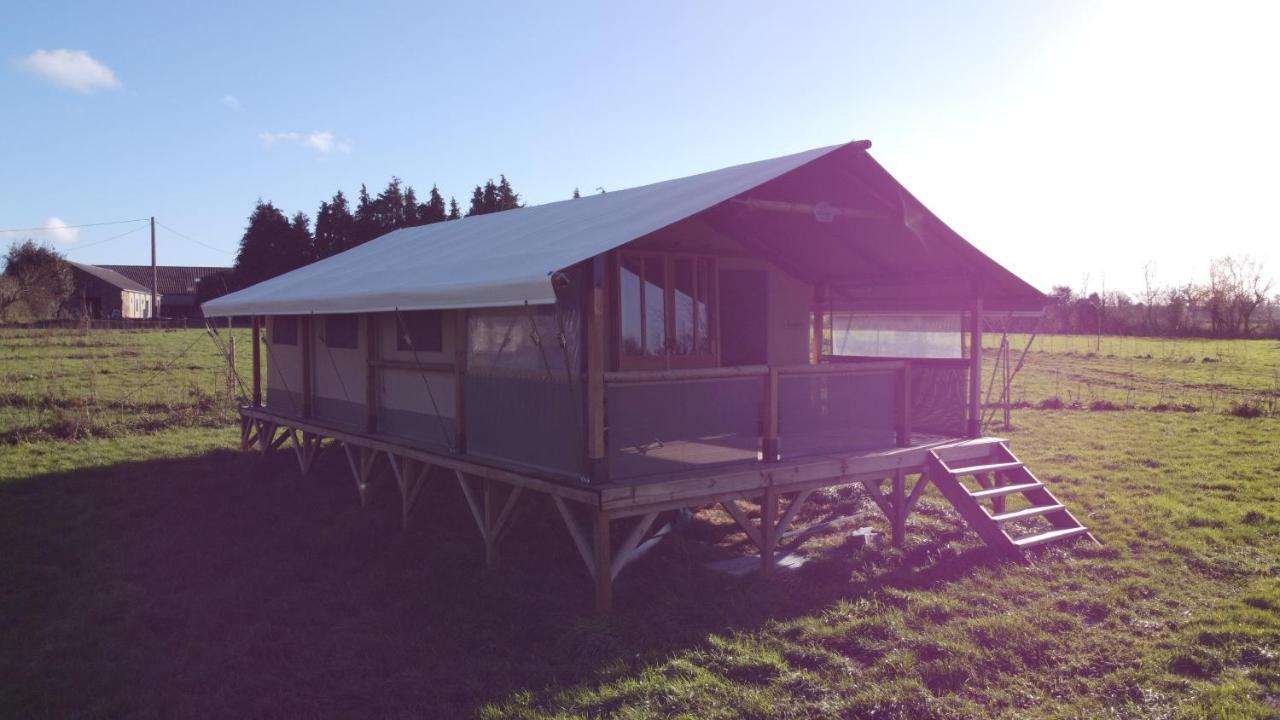 Camping A La Ferme - Hebergements Insolites Cerisy-la-Foret Exteriör bild