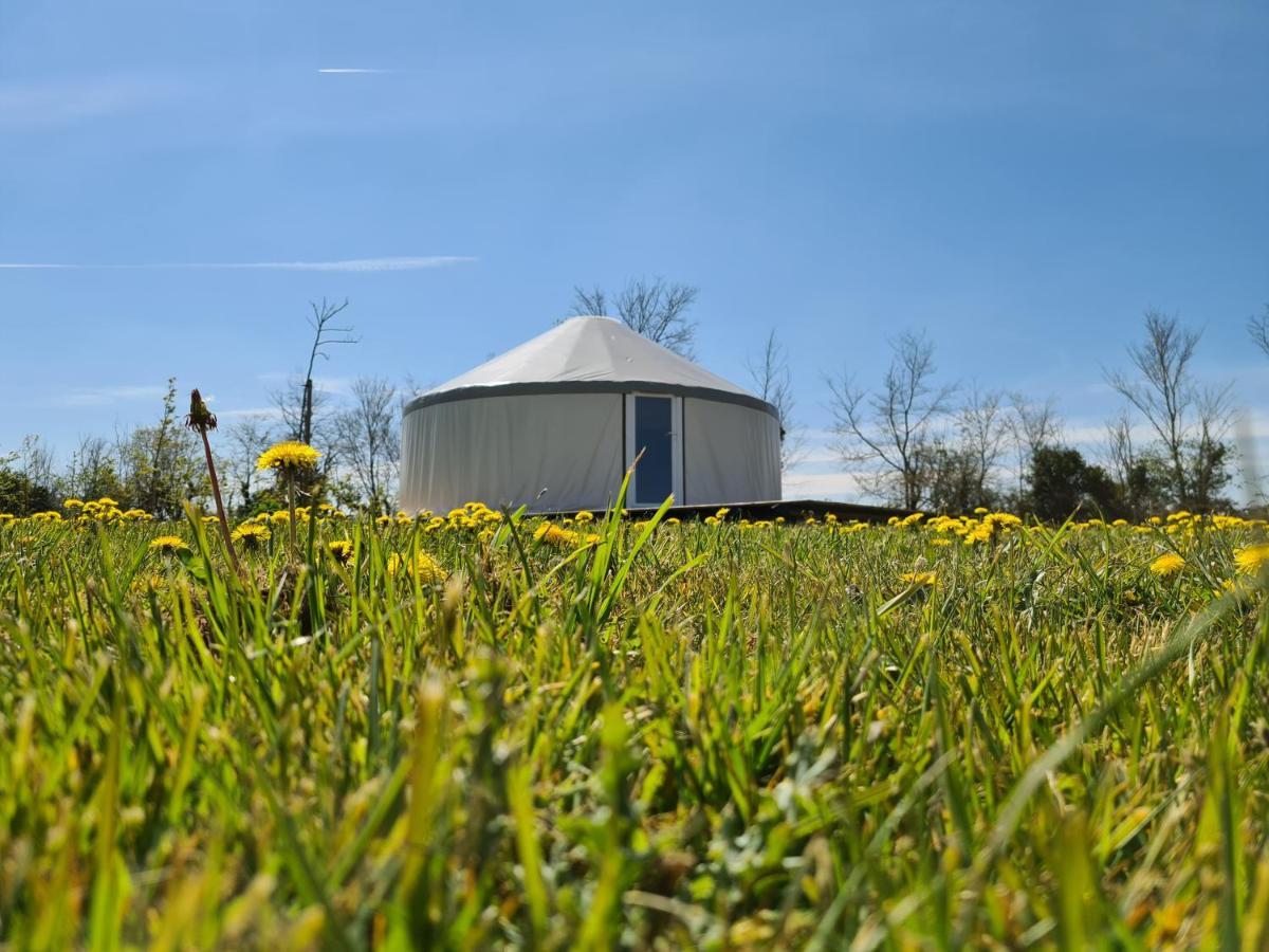 Camping A La Ferme - Hebergements Insolites Cerisy-la-Foret Exteriör bild