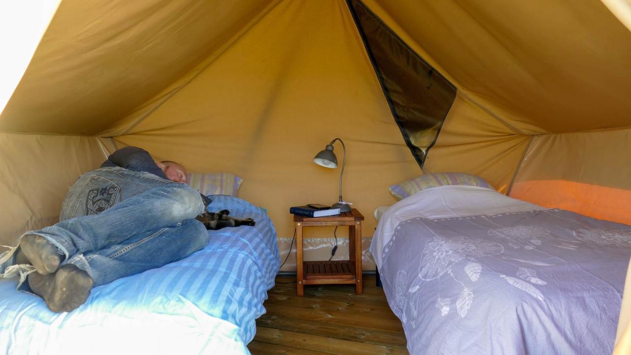 Camping A La Ferme - Hebergements Insolites Cerisy-la-Foret Exteriör bild